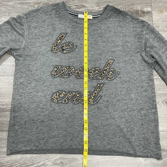 NWOT C&C California Long Sleeve Top Le Weekend Cheetah Print S - Picture 9 of 15